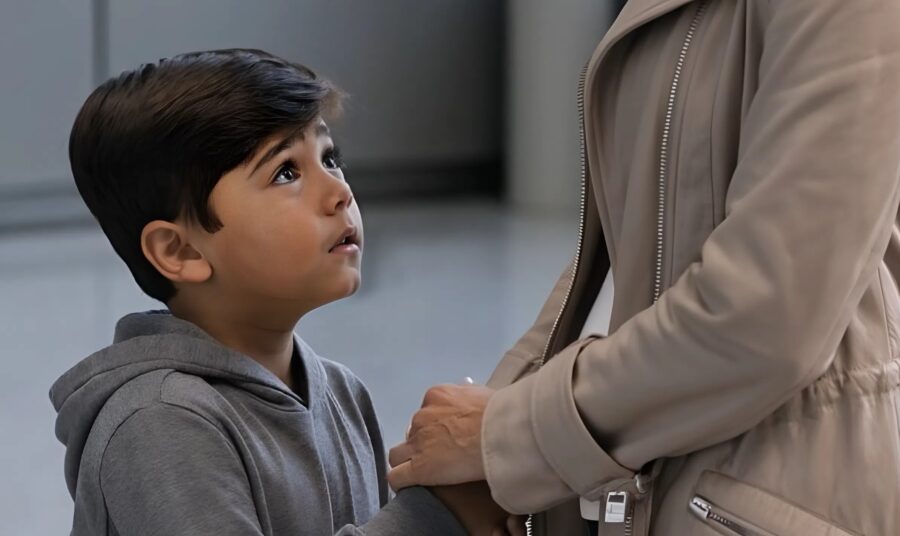 “Mamma, vi kan inte åka tillbaka”, sa min son till mig direkt efter att vi hade tagit farväl av min man på flygplatsen: det jag upptäckte sedan lämnade mig mållös